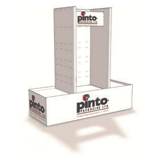 Pinto Display Packaging Custom Half Pallet Peg Display
