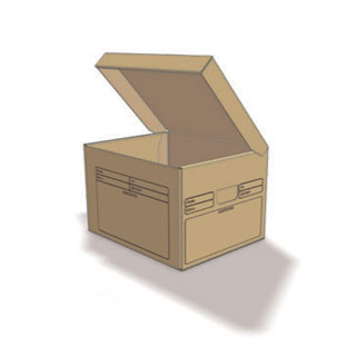 Pinto Display Packaging File Box Stock Cartons